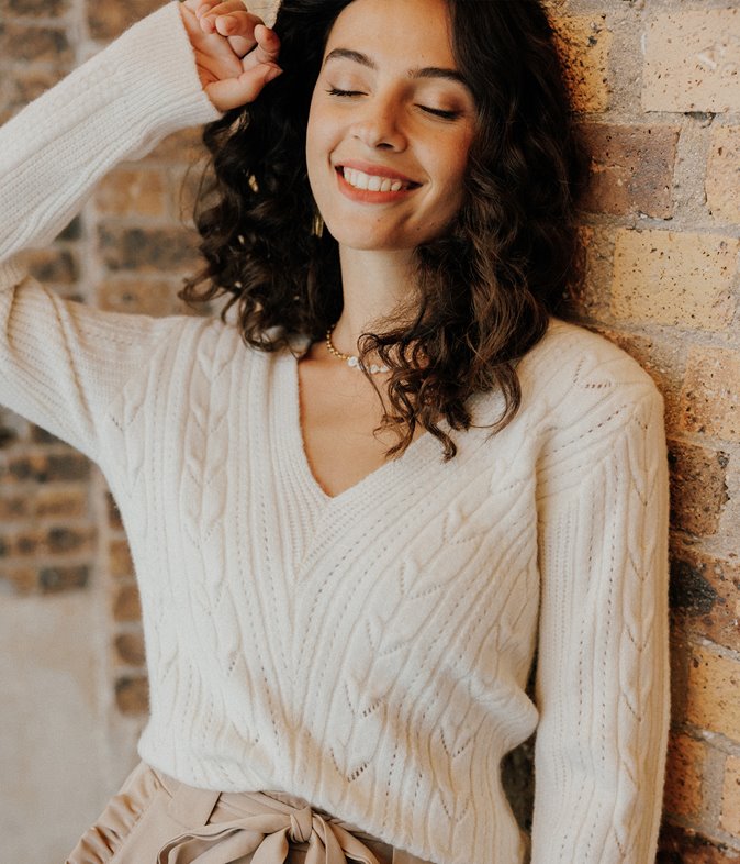 Pull torsadé Juliette