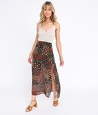 Jupe longue à boutons Nolwenn