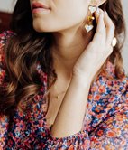 Boucles en acier inoxydable Léa