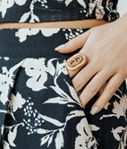 Bague en acier inoxydable Célia