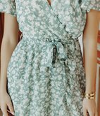 Robe cache-coeur Sophia