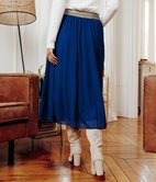 Jupe longue Mery plissée