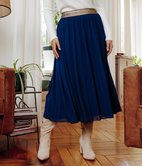 Jupe longue Mery plissée