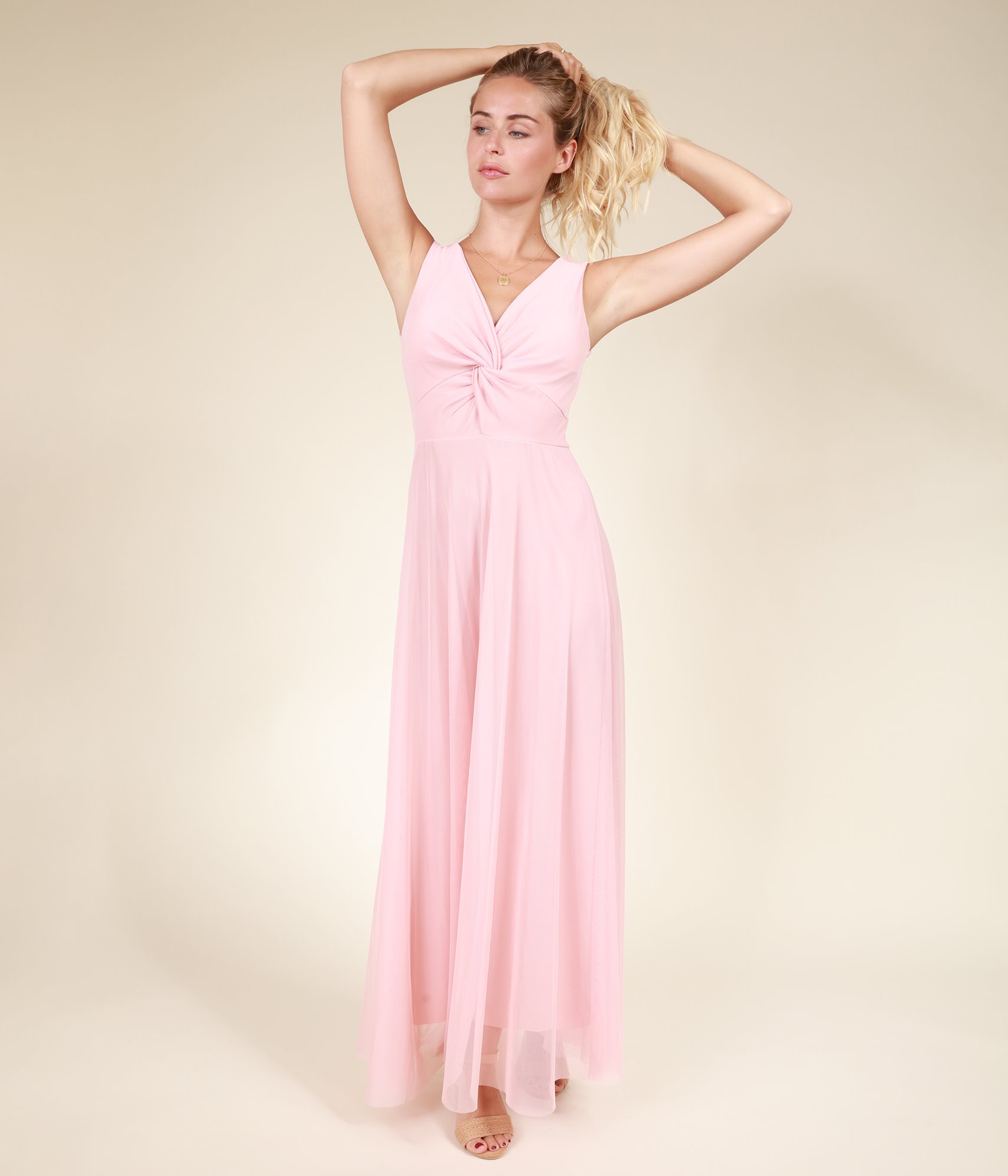 tulle robe long