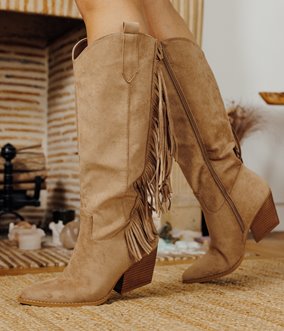 Bottes à franges Lina