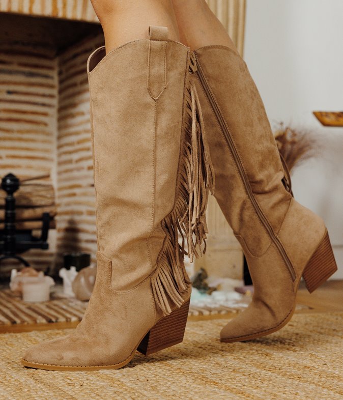 Bottes à franges Lina