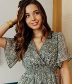 Robe cache-coeur Luna