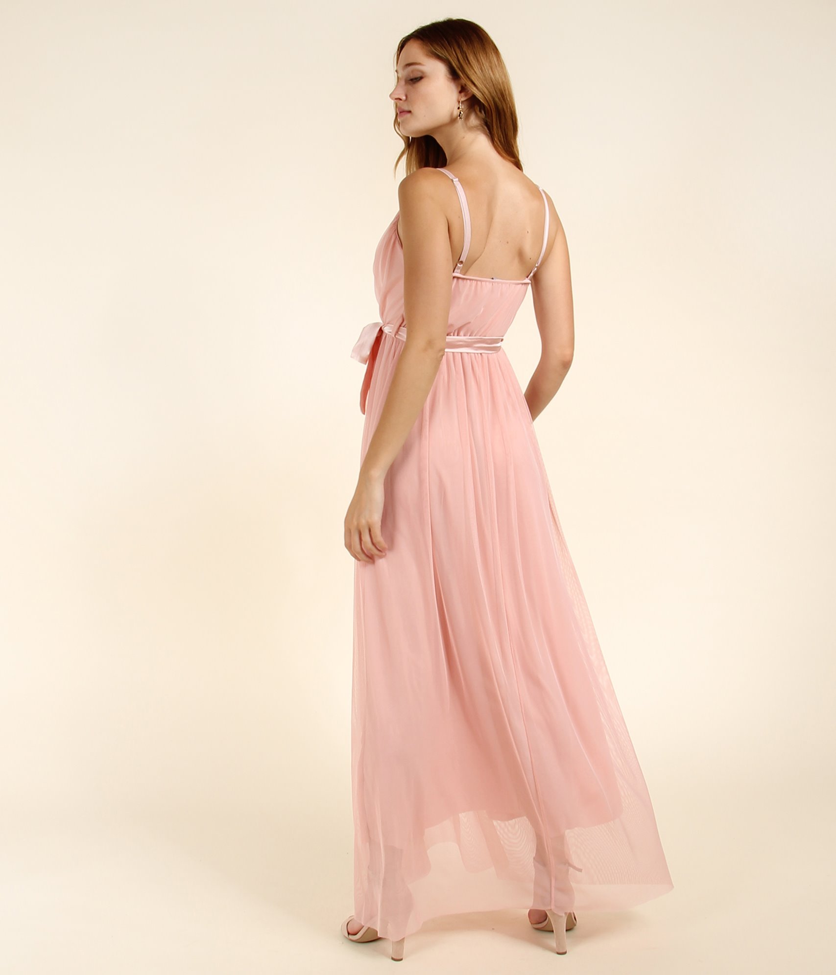 tulle robe long