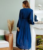 Robe longue Yumi plissée