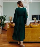 Robe longue Yumi plissée