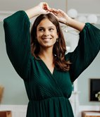 Robe longue Yumi plissée