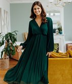 Robe longue Yumi plissée