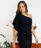 Robe Ava asymétrique