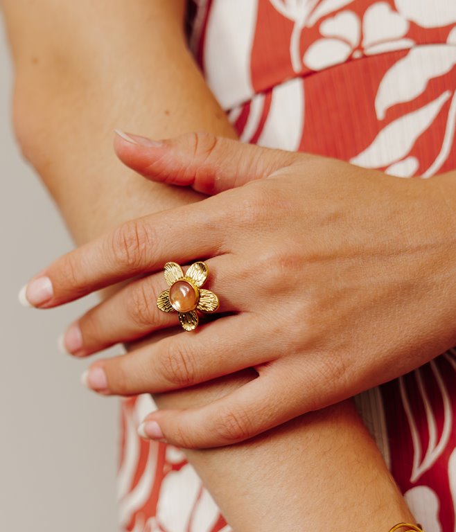 Bague en acier inoxydable Elsa