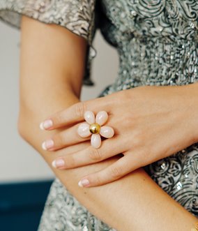 Bague en acier inoxydable Calia