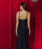 Robe longue Agatha cache-coeur