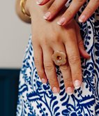 Bague en acier inoxydable Cassie