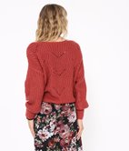 Pull en maille ajourée