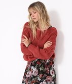 Pull en maille ajourée