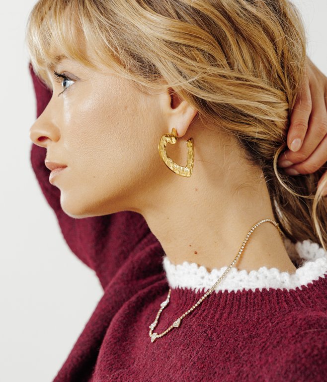 Boucles en acier inoxydable Elina