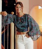 Blouse imprimée Alma