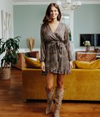 Robe Carole cache-coeur