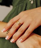 Bague en acier inoxydable Camila