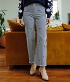 Jean Kate coeurs brodés