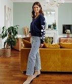 Jean Kate coeurs brodés