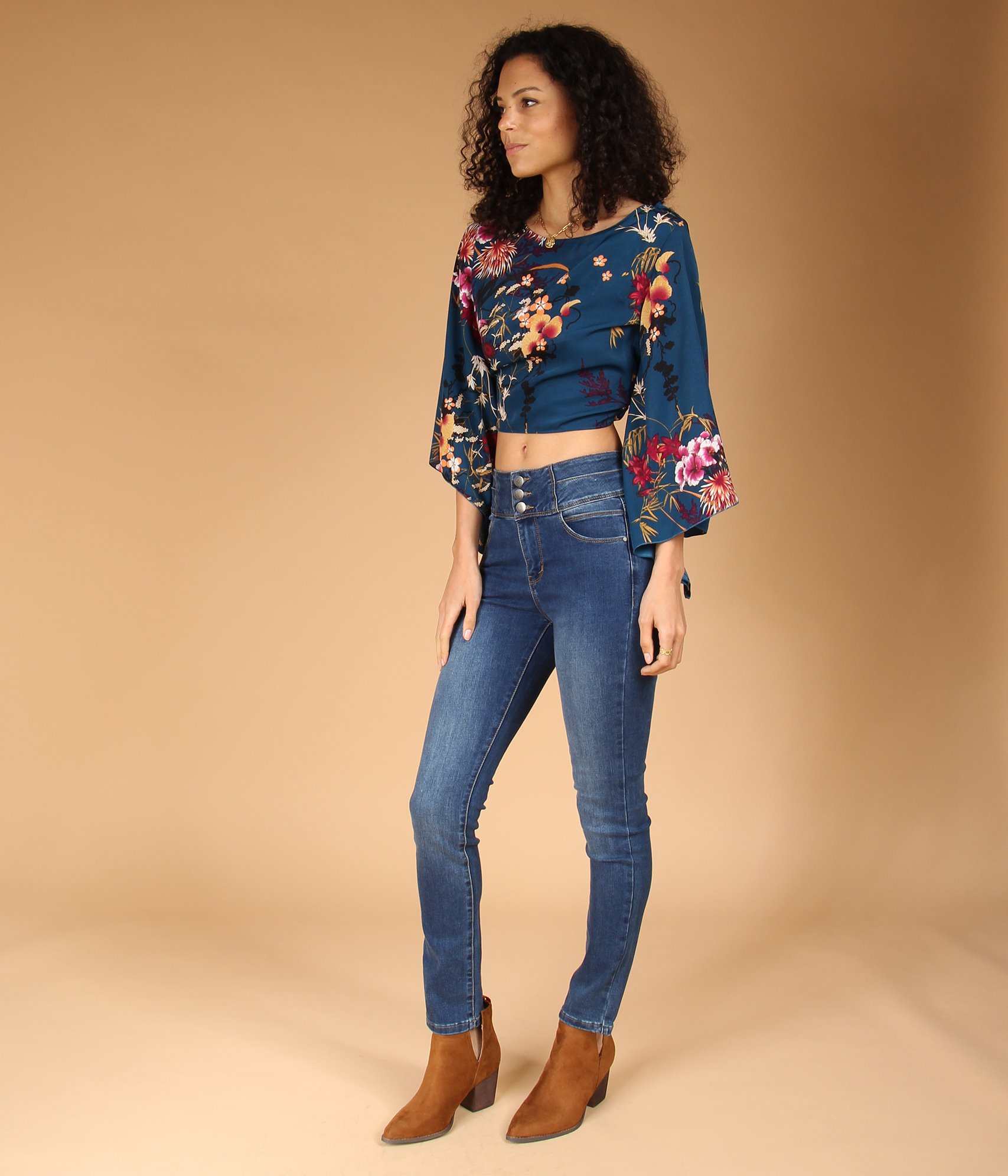 jean femme taille mi haute