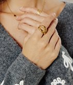 Bague en acier inoxydable Elvira