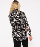 Chemise à poches zébrée