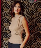 Top Celestine Drapée