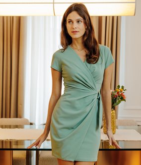 Robe Kheira cache-coeur