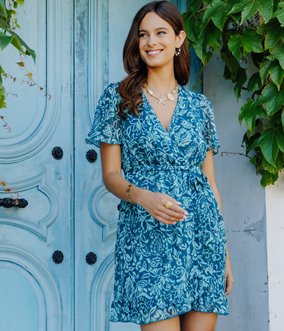 Robe Esther cache-coeur