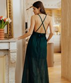 Robe longue Leana dos nu