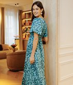 Robe longue Jade cache-coeur