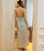 Robe longue Serena dos nu