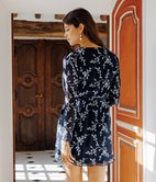 Robe cache-coeur Saskia