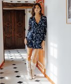 Robe cache-coeur Saskia