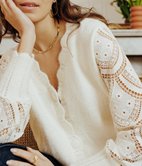 Gilet Julian à dentelle