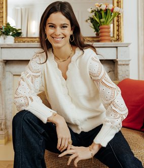 Gilet Julian à dentelle