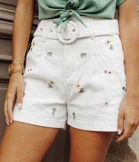 Short brodé Chrissie