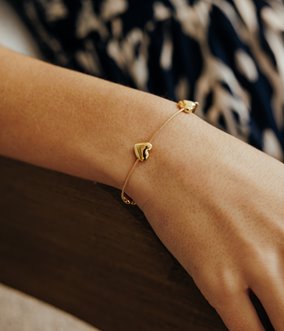 Bracelet coeur acier inoxydable Archie