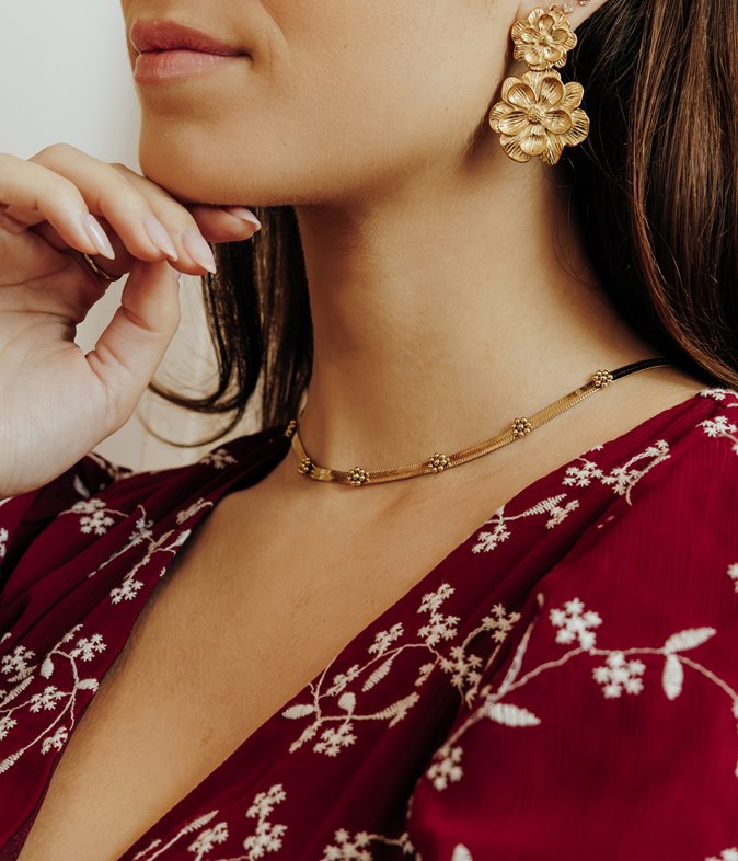 Boucles en acier inoxydable Garance