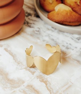 Bracelet coeur en acier inoxydable Ruben