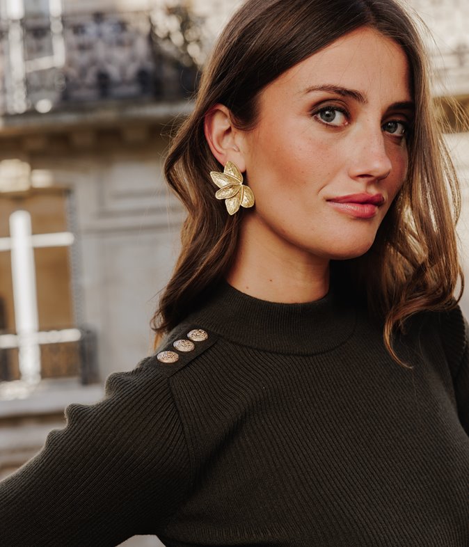 Boucles en acier inoxydable Louise
