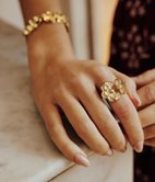 Bague en acier inoxydable Garance