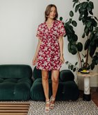 Robe Garance cache-coeur