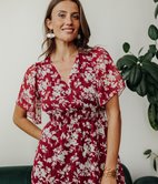 Robe Garance cache-coeur